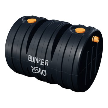 Eco Bunker 2500 — fosă septică orizontală — miniatură din modelul 3D